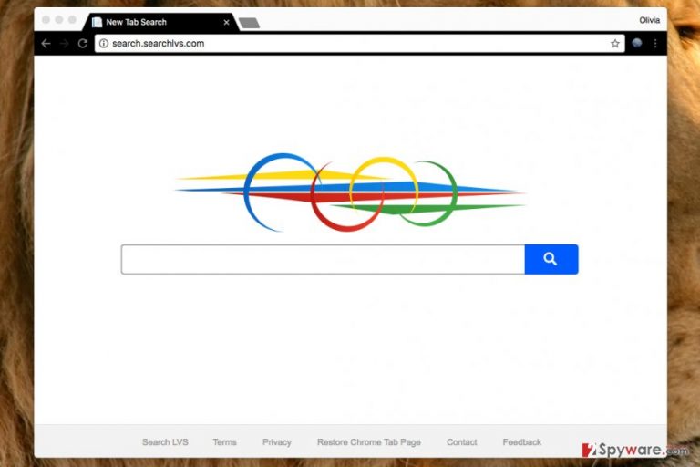 Search.searchlvs.com browser hijacker