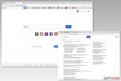 Screenshot of Search.searchptp.com search engine