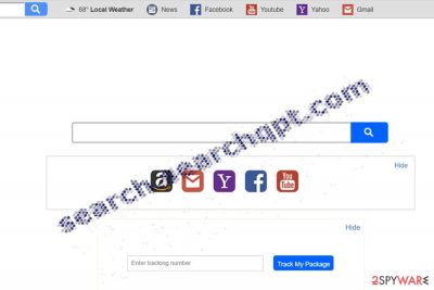 The image displaying i Search.searchqpt.com homepage