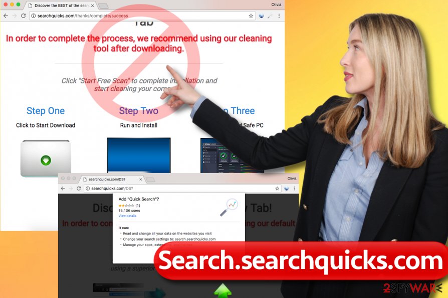 Search.searchquicks.com redirect virus