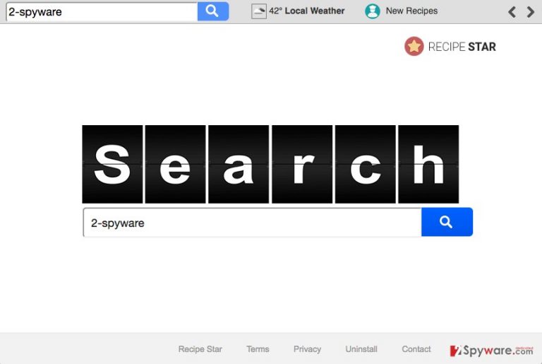 Image of the Search.searchrs.com hijacker virus