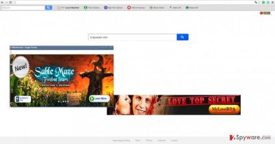 The picture showing search.searchsmg.com virus