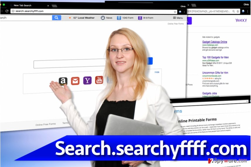 Search.searchyffff.com redirect virus