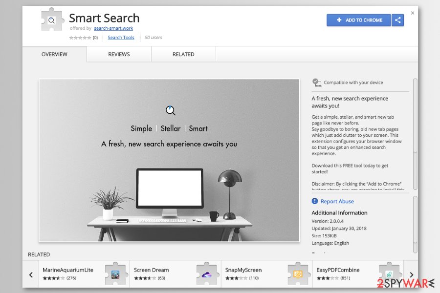 Search-smart.work Chrome extension