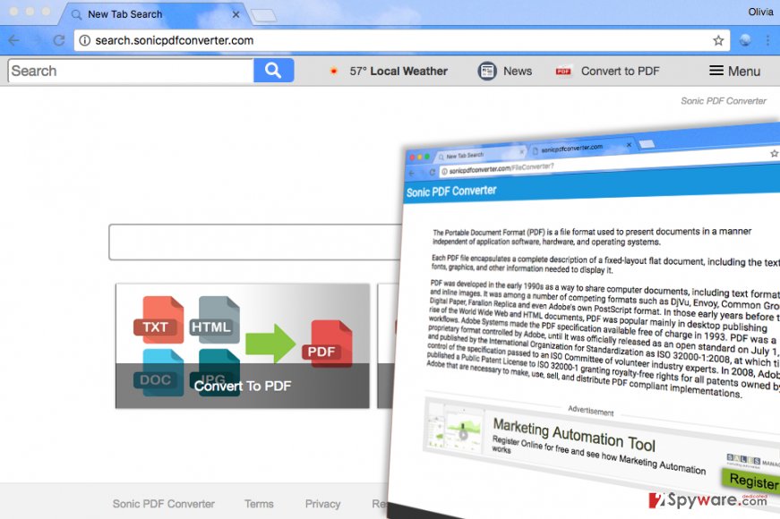 Search.sonicpdfconverter.com virus