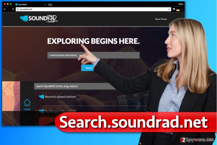 Search.soundrad.net hijacker