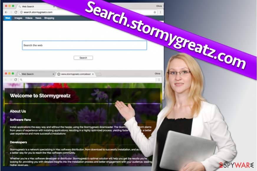 Image of Search.stormygreatz.com virus on Mac