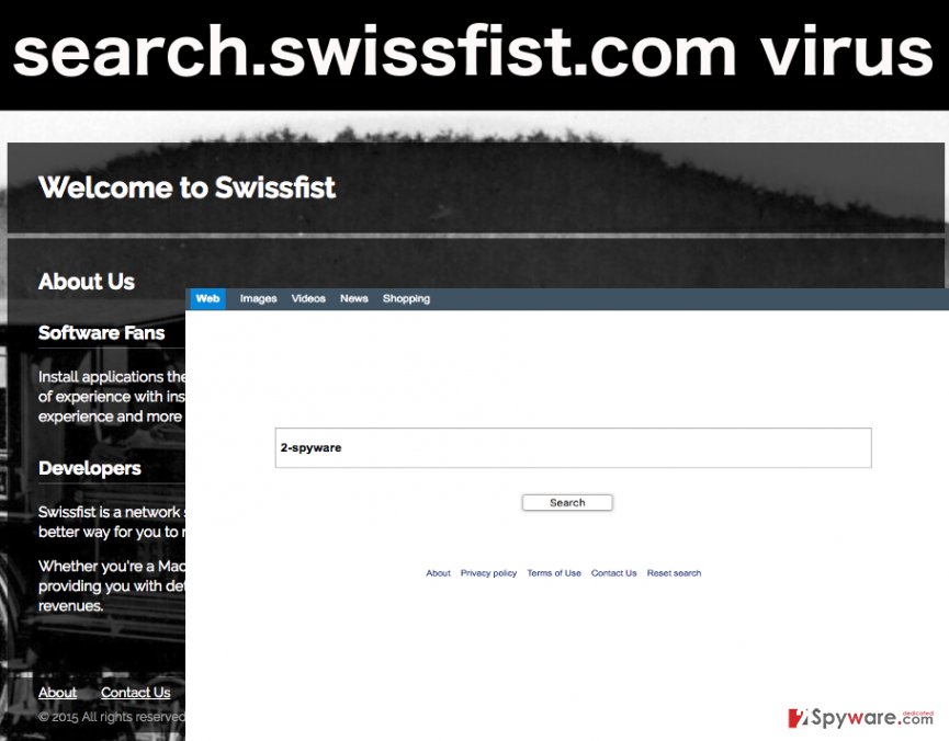 Search.swissfist.com virus image Search.swissfist.com virus image