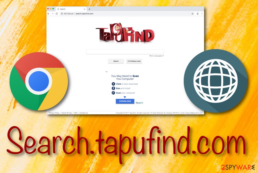 Tapufind browser hijacker