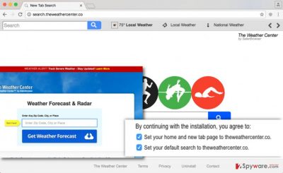 Search.theweathercenter.co hijack