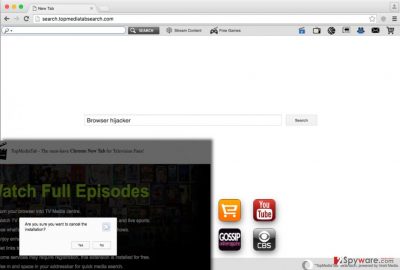 Search.topmediatabsearch.com redirect virus