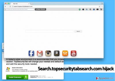 Search.topsecuritytabsearch.com redirect virus