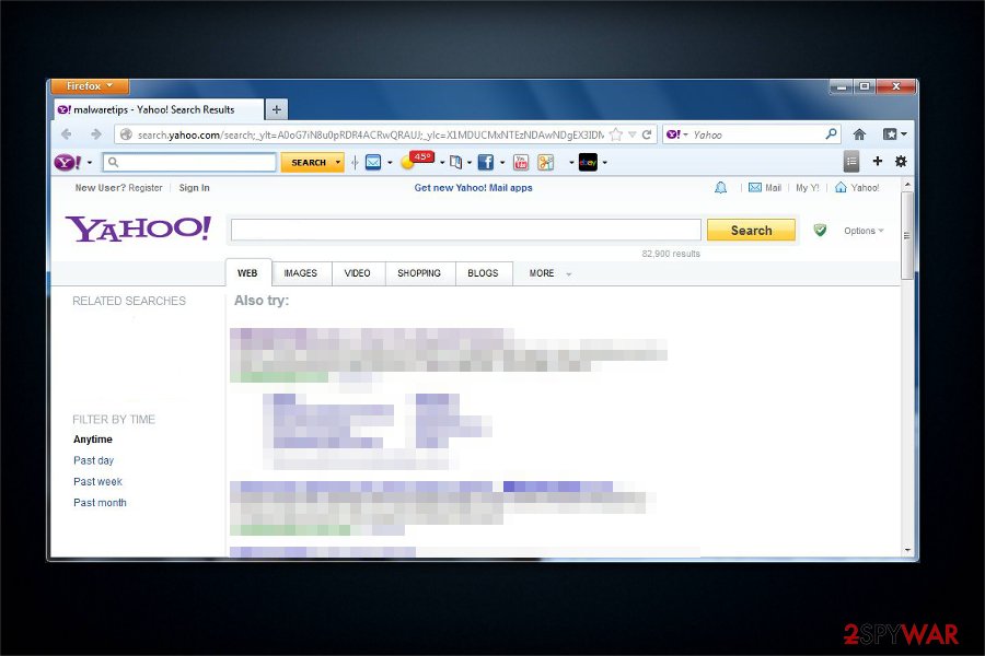 Search.yahoo.com redirect