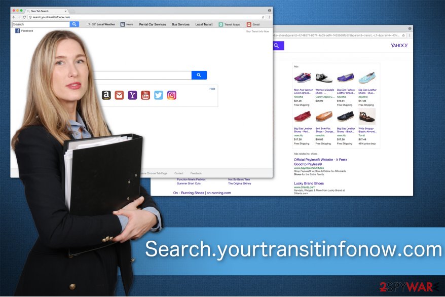 The image of Search.yourtransitinfonow.com fake search engine