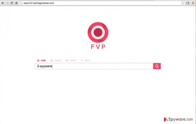 An image of search2.fvpimageviewer.com browser hijacker