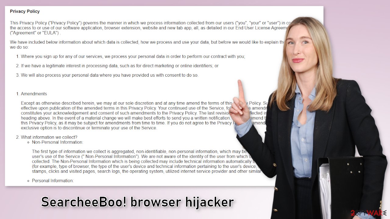 SearcheeBoo browser hijacker