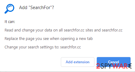 Add SearchFor prompt