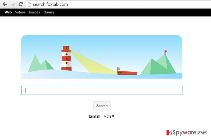 Search.foxtab.com redirect snapshot Search.foxtab.com redirect snapshot