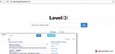 Searchguide Level 3 redirect virus