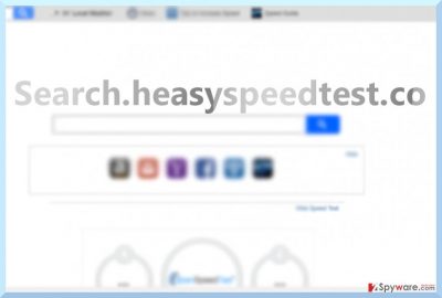 The picture illustrating Search.heasyspeedtest.co