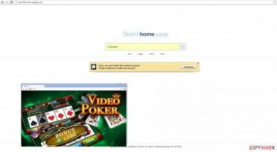 The picture revealing searchhome-page.com