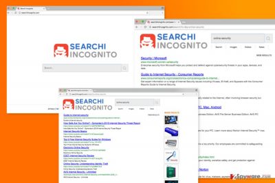 The image of Searchiincognito.com virus