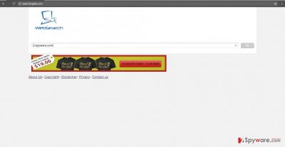 The image of searchinglab.com hijacker