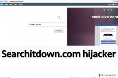 Searchitdown.com browser hijacker replaces homepage
