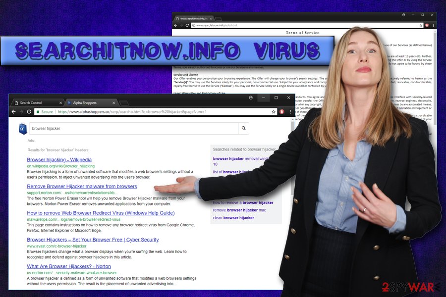 Searchitnow.info hijacks your browser