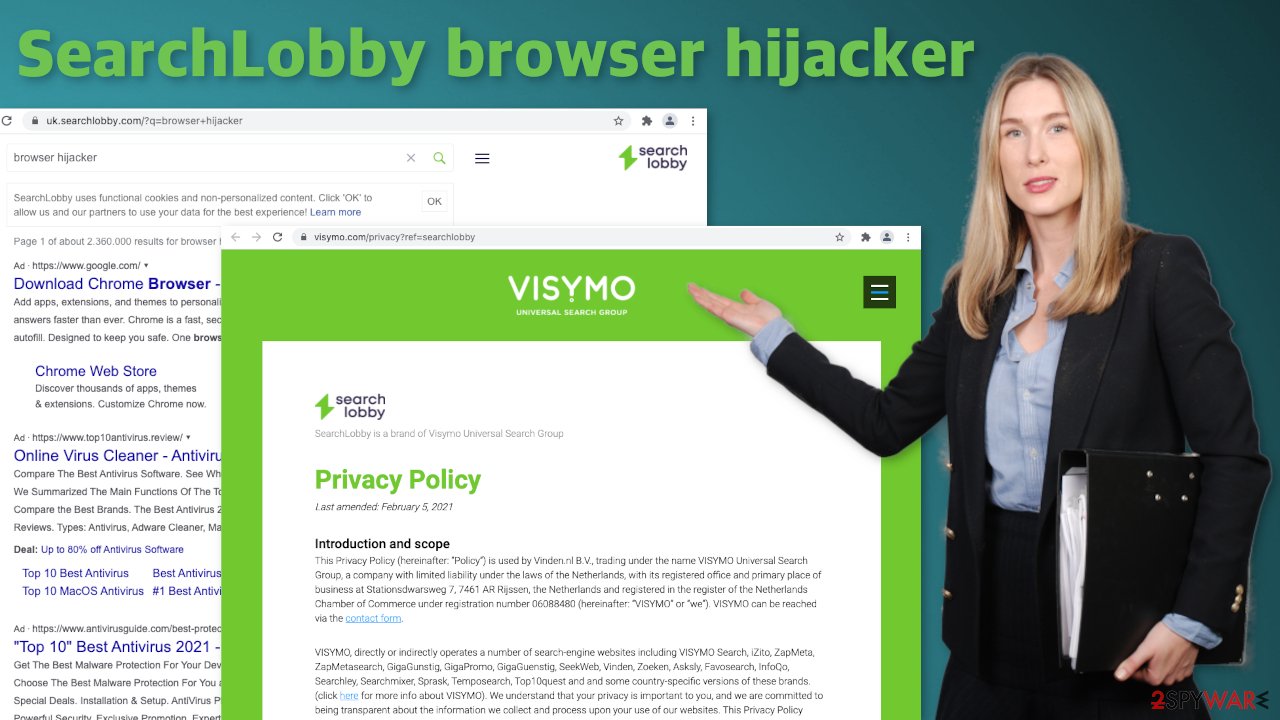 SearchLobby browser hijacker