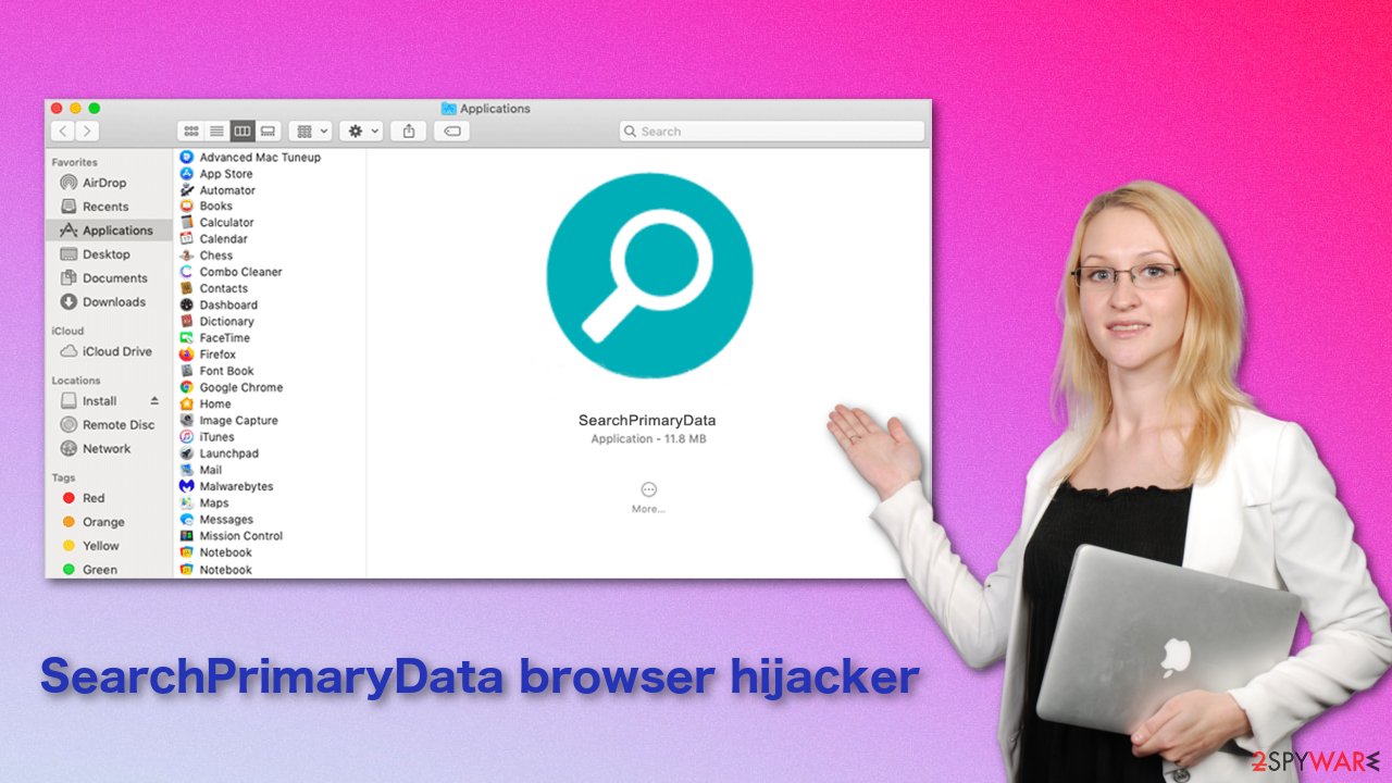 SearchPrimaryData browser hijacker