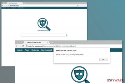 Screenshot of Searchprotector.net