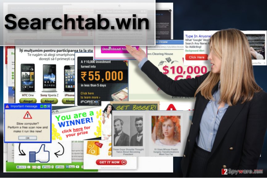 Searchtab.win adware virus example