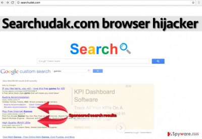 Searchudak.com redirect virus 