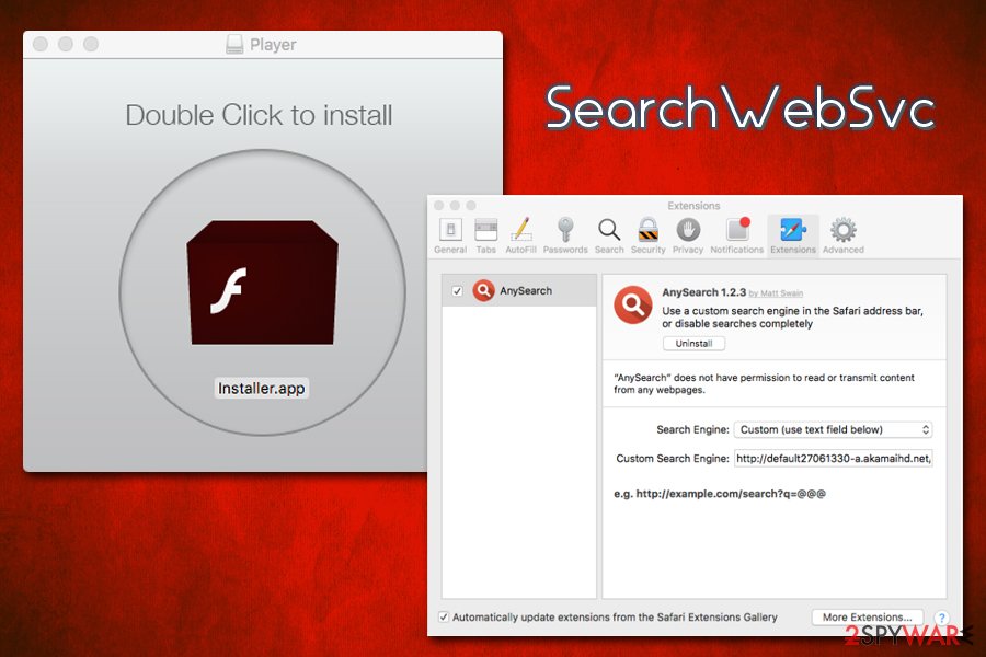 Custom search safari extensions