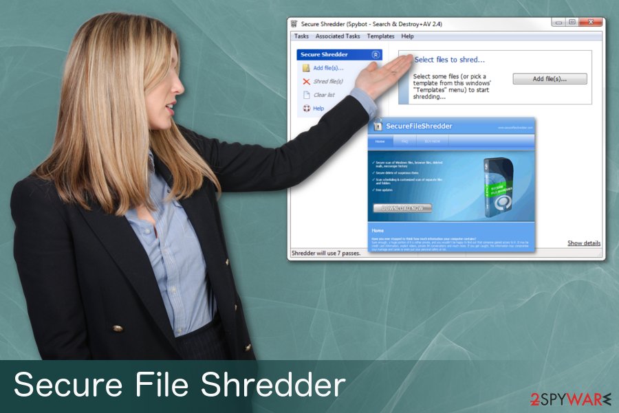 Secure File Shredder virus 