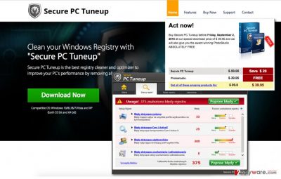 An image of the Secure PC Tuneup program