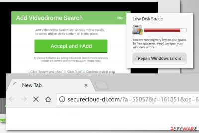 Securecloud-dl.com virus redirects to suspicious websites