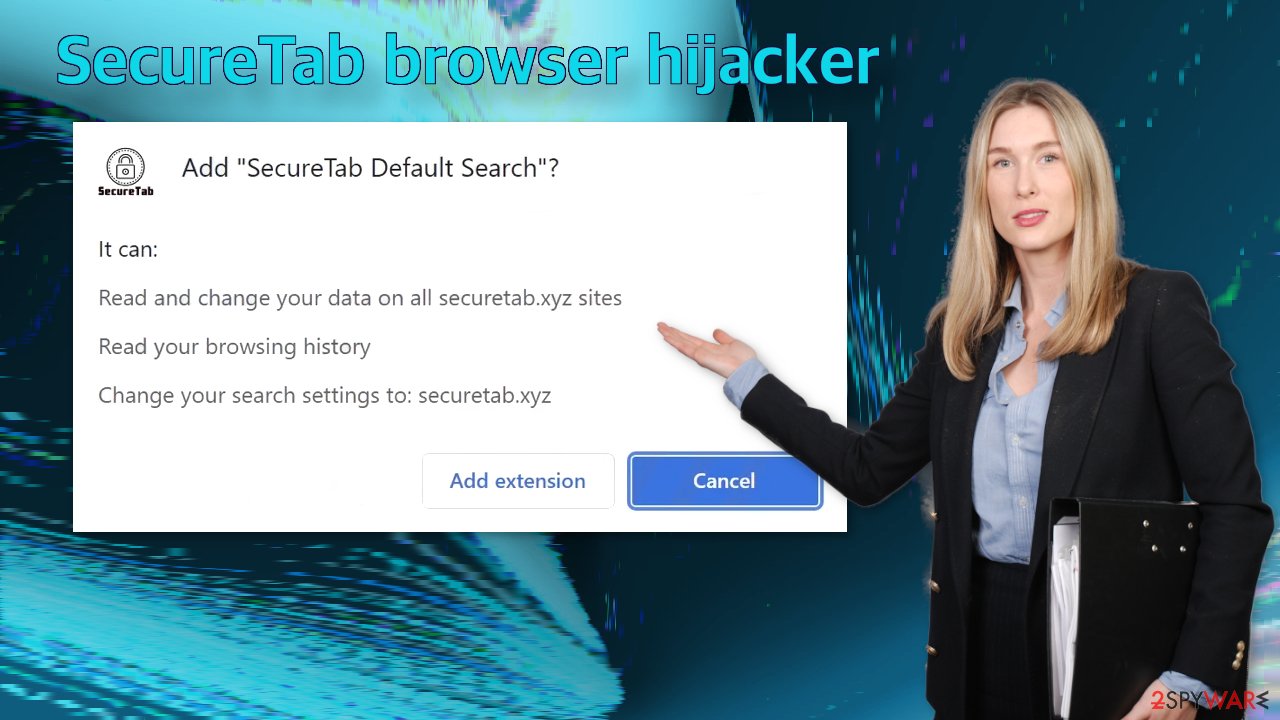 SecureTab browser hijacker