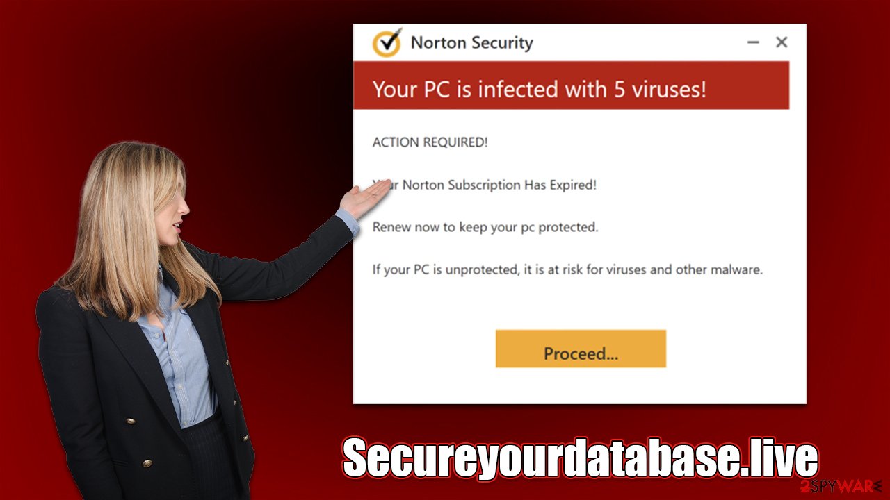 Secureyourdatabase.live scam