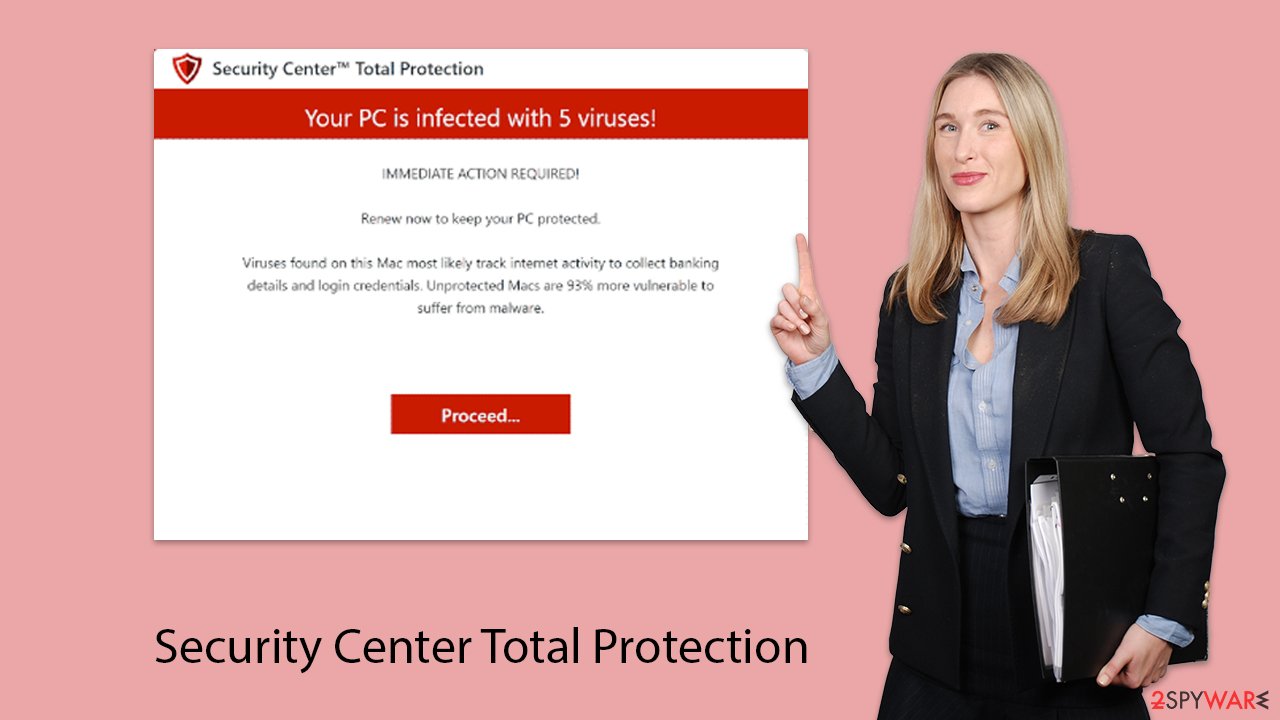 Security Center Total Protection scam