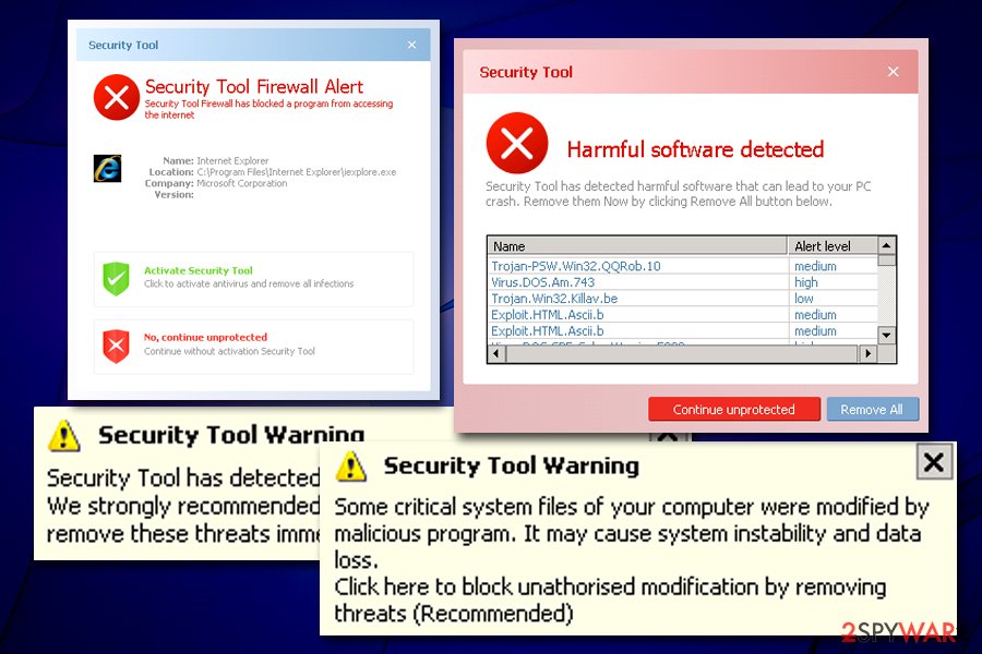 Security Tool fake warnings