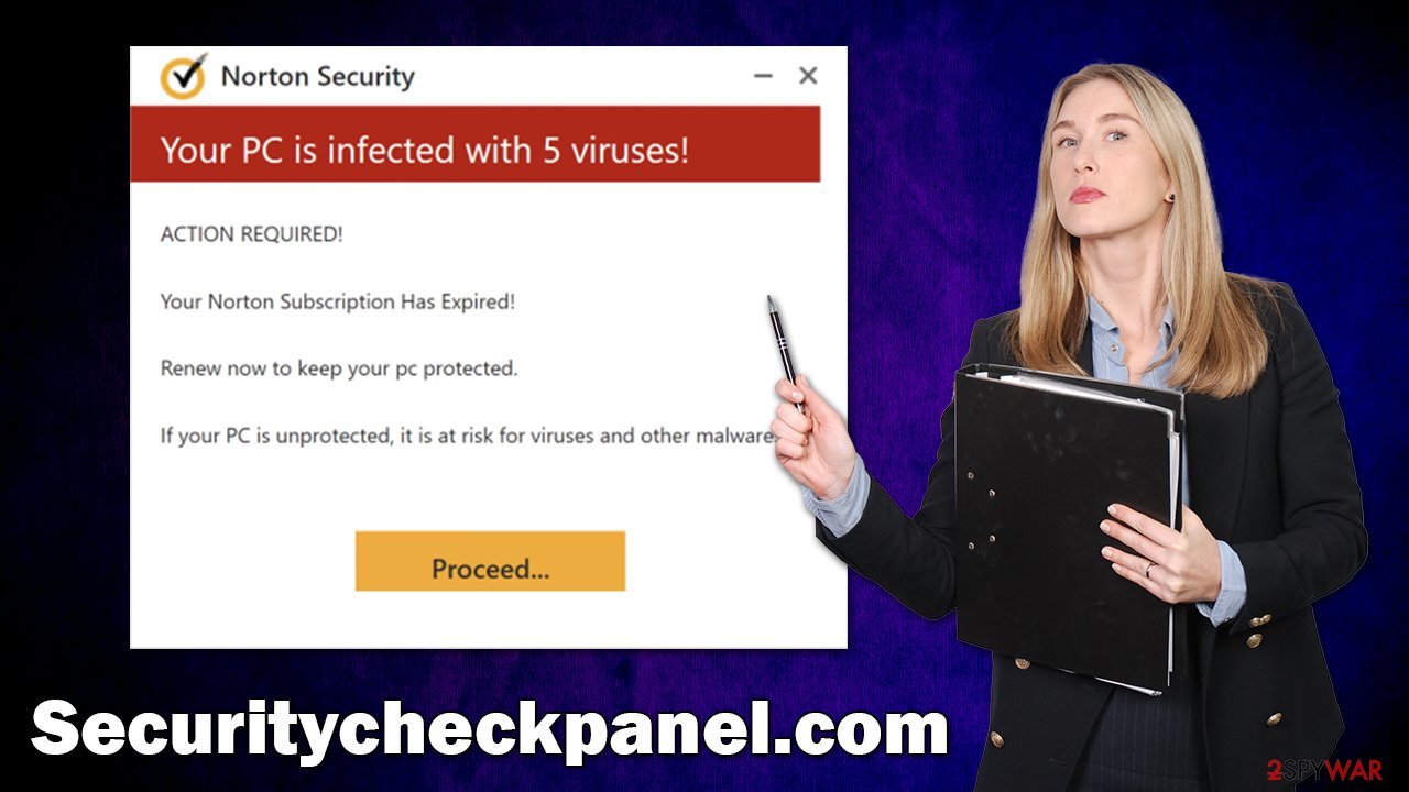Securitycheckpanel.com scam