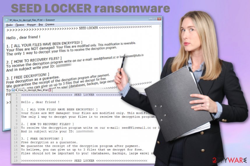 SEED LOCKER ransomware virus