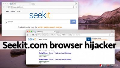 The infamous Seekit.com virus changes homepage address