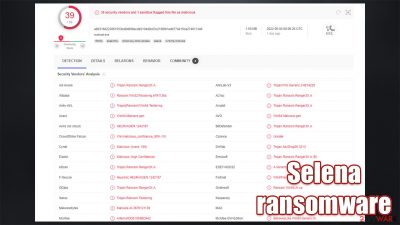 Selena ransomware virus