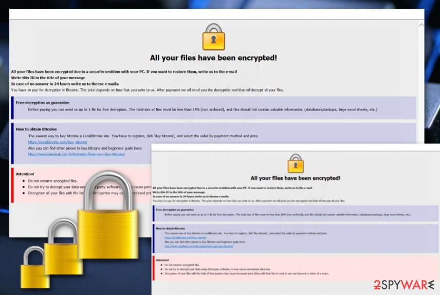 Self ransomware virus