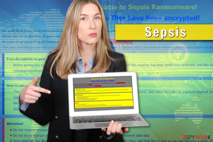 Sepsis ransomware virus example