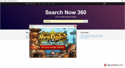 The image disclosing searchnow360.com