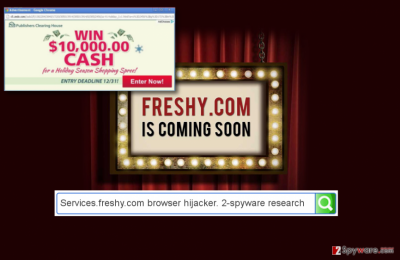 Services.freshy.com redirects website